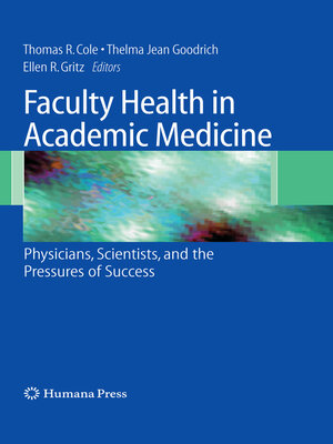 cover image of Faculty Health in Academic Medicine